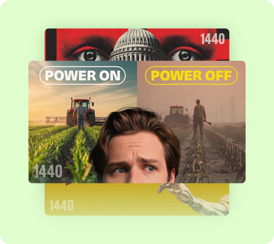 Collage of 1440 video thumbnails