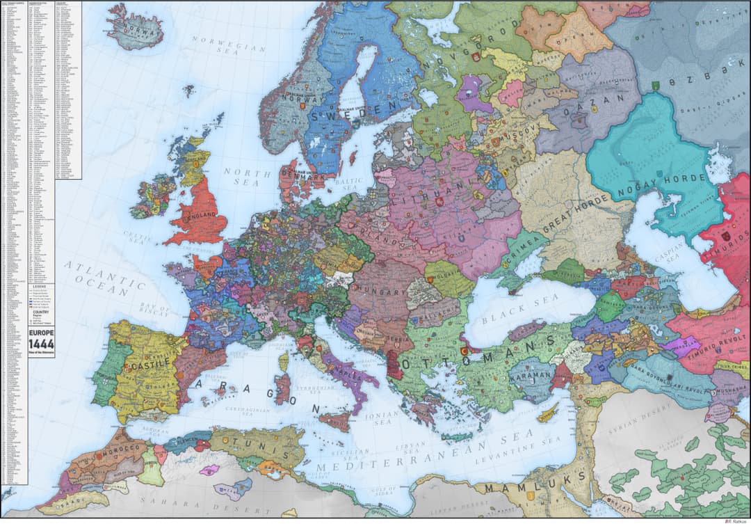 Europe Visual Discover Facts About The Middle Ages | 1440 | 1440